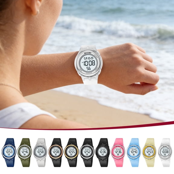 AOMXGD Teenager Digital Waterproof WatchSimple, Electronic Wristwatch For Mens and Womens Unisex Daily Wear