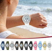 Yeciiwht Digital Waterproof Watch – Simple Electronic Wristwatch with Luminous Display and Soft Silicone Strap for Daily Wear