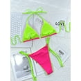 thumbnail image 3 of 2024 Summer Women Micro Bikini Set Padded Halter Lace-Up Swimwear Biquini Sexy Push Up Backless Swimsuit Brazilian Bathing Suits, 3 of 6