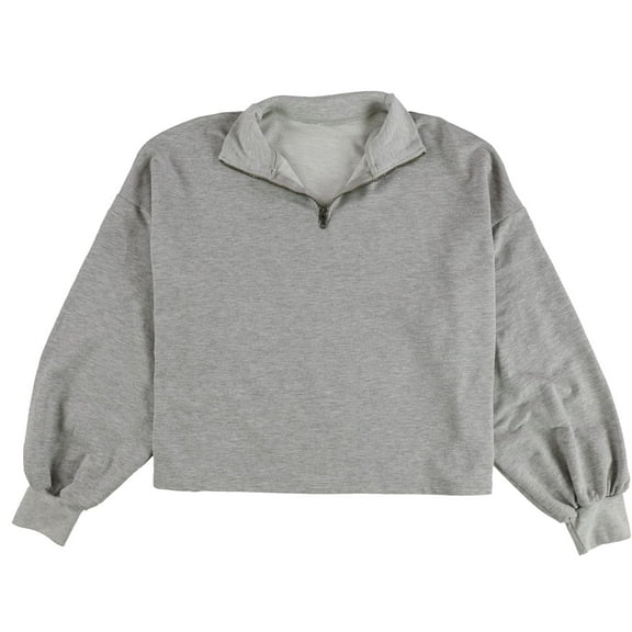 Tags Weekly Womens Solid Sweatshirt, Grey, Small