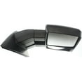thumbnail image 4 of MIRROR Compatible For 2007-2014 Ford F-150 Right Passenger Towing Heated Power Glass In-housing Signal Light Textured Black, 4 of 5