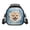 Chihuahua Denim Frame, variant on Pzuqiu Thermal Insulated Kids Lunch Bag for School Hiking, Polyester Removable Strap Kids Insulated Lunch Bag, Chihuahua Denim Frame