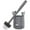 Gray, variant on MR.SIGA Premium Toilet Bowl Brush and Holder for Bathroom Cleaning, White, 1 Pack