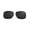 Black - Polarized, variant on Walleva Black Polarized Replacement Lenses For Ray-Ban RB4165 Justin 51mm Sunglasses