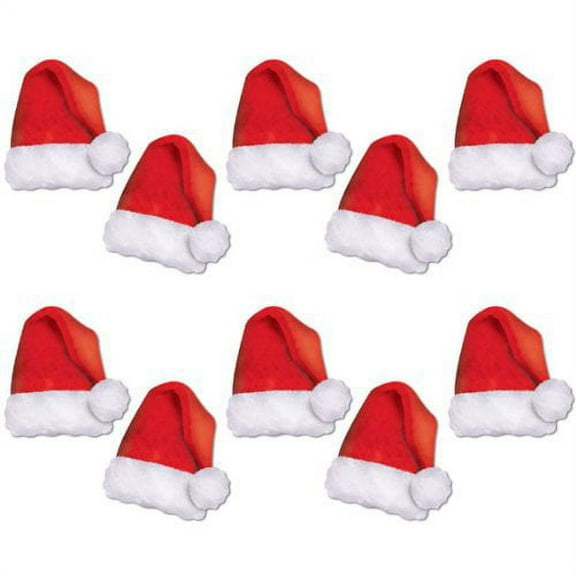 Mini Santa Hat Cutouts(5 Pack)