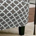 thumbnail image 2 of Great Bay Home Stretch Printed Washable Loveseat Slipcover  (Loveseat, Charcoal), 2 of 6