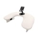 thumbnail image 2 of Reposabrazos para uñas, almohada para manos y uñas, antideslizante, altura ajustable, para salón, uso doméstico, herramienta de manicura de cuero PU, Blanco con soporte, 2 of 8