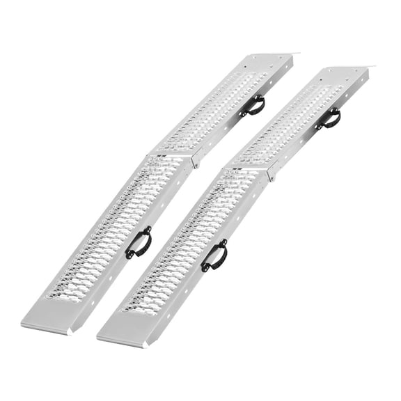 Aluminum Ramps 1000lbs 2Pcs Wide Loading Ramps with Handles for ATV UTV Motorcycle