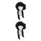 thumbnail image 4 of Kearding Gorro para dormir para mujer, gorro para pérdida de cabello, gorro de dormir, gorro de dormir reutilizable, Protector para peluquería para Negro 2piezas Kearding CBP186128, 4 of 6