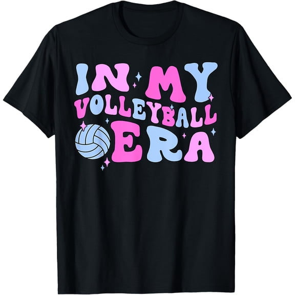 Groovy In My Volleyball Era T-Shirt