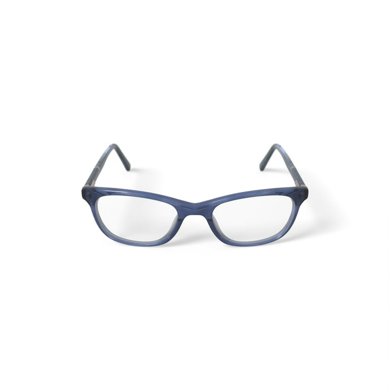 Flower Women's Cat Eye Eyeglasses, FLR6003, Maggie, Crystal