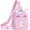 Pink, variant on Birthday Gifts for 2 -8 Year Old Girl, Small Sling Bag Initial Fanny Pack for Little Girl Purse, Crossbody Bag for Sister Granddaughter, Pink (m)