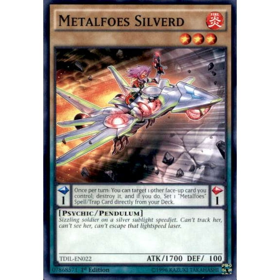 YuGiOh The Dark Illusion Common Metalfoes Silverd TDIL-EN022