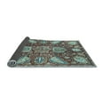 thumbnail image 2 of Ahgly Company Indoor Rectangle Abstract Light Blue Modern Area Rugs, 2' x 5', 2 of 4