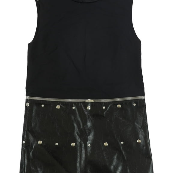 Sonia Rykiel Womens Studded Midi Dress, Black, 42