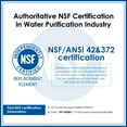 thumbnail image 4 of Filtro de agua para refrigerador Waterdrop EDR1RXD1B W10295370A x2, 4 of 9