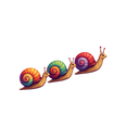 thumbnail image 6 of cartoon Snail Stickers, Waterproof Snail Sticker for Water Bottle Laptop Phone Cases Planner Skateboard Luggage Helmet Party Favor Decor, Ideal for Adults Teens Teacher Rewards, 6 of 9