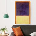 thumbnail image 4 of Mark Rothko - Impresión en lienzo de color rojo, naranja, tostado y morado, 1954, póster para pared, regalo, foto, pintura, póster, decoración de habitación, decoración del hogar, 30 x 45 cm, 4 of 6
