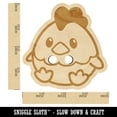 thumbnail image 2 of Cute Sitting Chicken Wood Buttons for Crochet Knitting Sewing DIY Craft - 1.00 Inch Medium (7pcs), 2 of 7