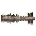 thumbnail image 1 of ALL MY WALLS 'Miami Reflection II' Ash Carl Metal Wall Art, 1 of 4