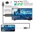 thumbnail image 4 of Gwong Electrónica Teléfono con duplicación compatible con HDMI de 1080P a un adaptador convertidor HDTV para iOS / para Android, 4 of 7