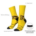 thumbnail image 4 of Vsdgher Western Desert Cowboy 1 Crew Socks for Men & Women, Breathable Casual Athletic Ankle Socks, 4 of 6