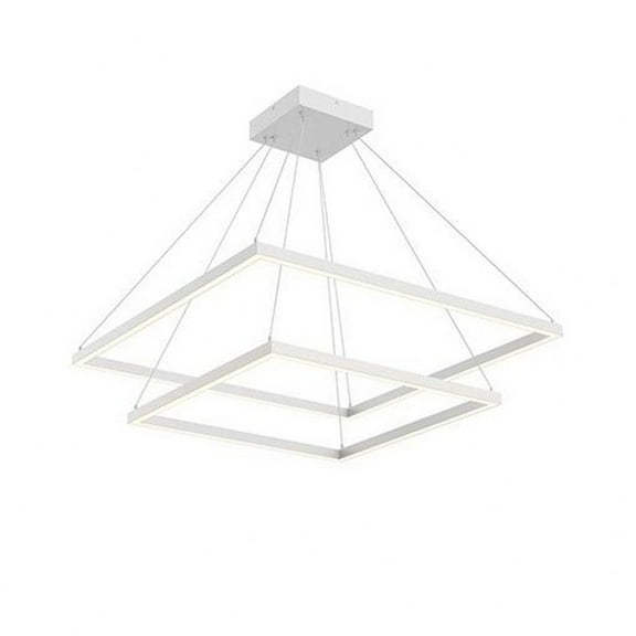 CH88232-WH-Kuzco Lighting-Piazza - 112W LED Chandelier-1.38 Inches Tall and 31.5 Inches Wide-White Finish