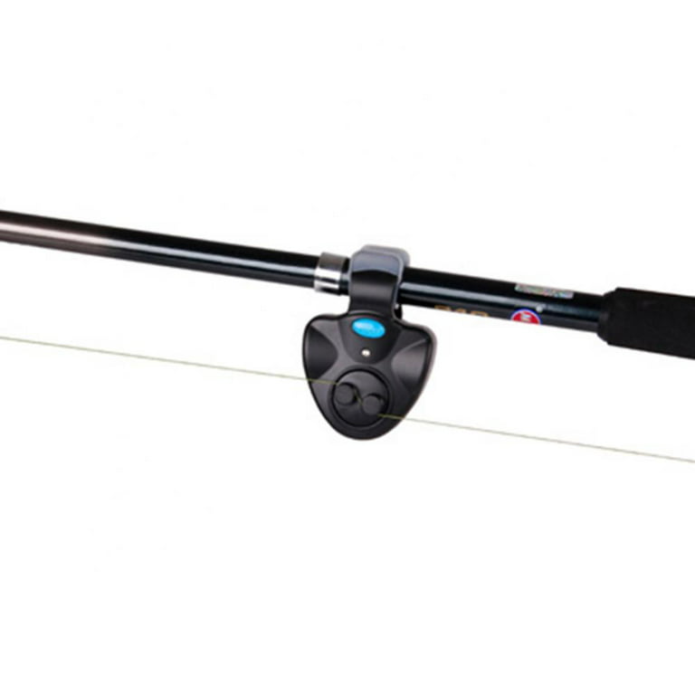 KIMROO Fishing Bite Alarm Night LED Light Rod Tip with Twin Bells Fishing  Tackle Light Clip Indicator On Fishing Rod