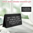 2025 Desk Calendar Hilarious Daily Calendar with Funny Quotes Perfect