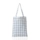 thumbnail image 2 of Minnieouse Bolso bandolera de lona Bolso de mano para estudiantes Bolsa de vacaciones Cuadros blancos Type2 NO2, 2 of 6