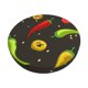 thumbnail image 1 of Balery Chili2 Fundas de asiento para taburete de bar redondo de tela de terciopelo ajustables que protegen de arañazos y manchas para sillas de 14 a 17 pulgadas.-13 inch, 1 of 7
