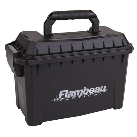 6415SB Compact Ammo Can Portable Ammo Storage Black 9.75 Lx4.75 Wx6 D