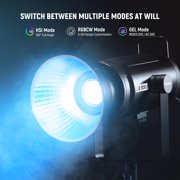 Neewer CB300C RGB LED Light - 300W, 2500K-7500K CRI97+, Bowens Mount, APP/2.4G Control