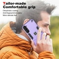 thumbnail image 3 of Feishell Military Shockproof Samsung Galaxy S23 Case [2 Layer Structure][Military Grade Anti-Drop] Hard Slim Camera Protection Rugged Case, Heavy Duty Protective Case for S23,Purple, 3 of 7