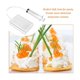 thumbnail image 4 of 96 agujeros Roe Builder con tubo de cocina Roe Maker Spoon Fish Roe Molecular Cuisine Professional Fish Transparente, 4 of 5