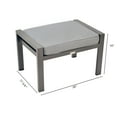 thumbnail image 4 of Tortuga Outdoor Lakeview Aluminum Chair Set with 2 Chairs & 2 Ottomans, Gray Fabric, 4 of 5