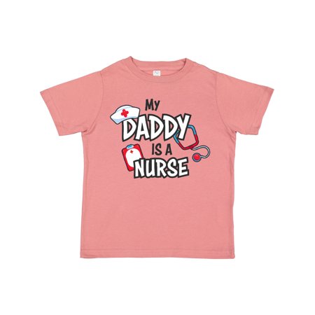 

Inktastic My Daddy is a Nurse Gift Toddler Boy or Toddler Girl T-Shirt