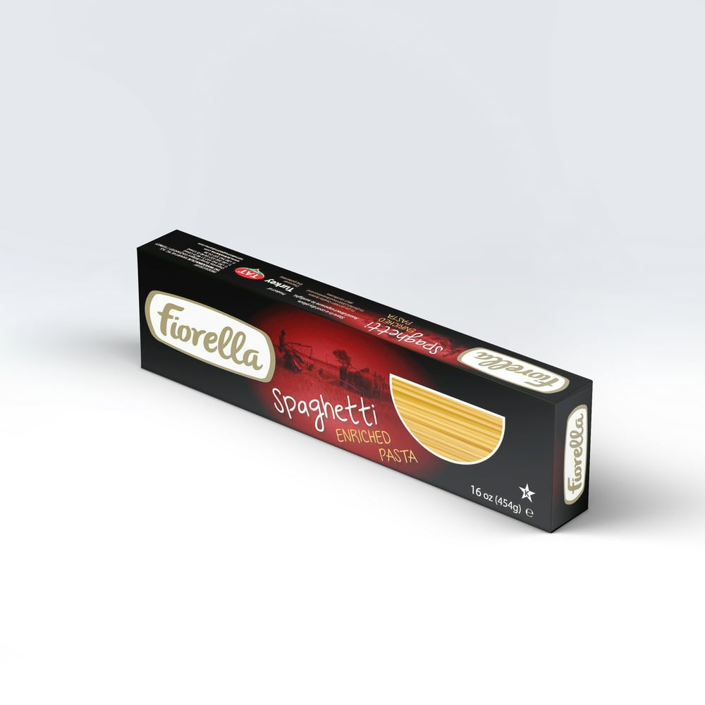 Fiorella Spaghetti Enriched Pasta, 16 oz, 4 Pack