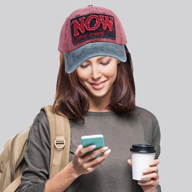 Up To $10 Baseball Caps Red Outdoor Sun Protection Sports Caps 3d Embroidery Logo Custom Baseball Cap Mens Retro Baseball Cap