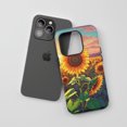 thumbnail image 2 of Sunflower Field For All iPhone Series Tough Phone Case Anime Style Sunset Colors, 2 of 7