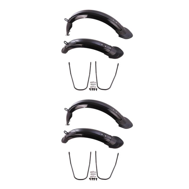 Naiovety Durable Folding Bike Mud Guard 12/14' Wheel Mudguard Bicycle Rear Front Set Tipo 1 2Conjunto