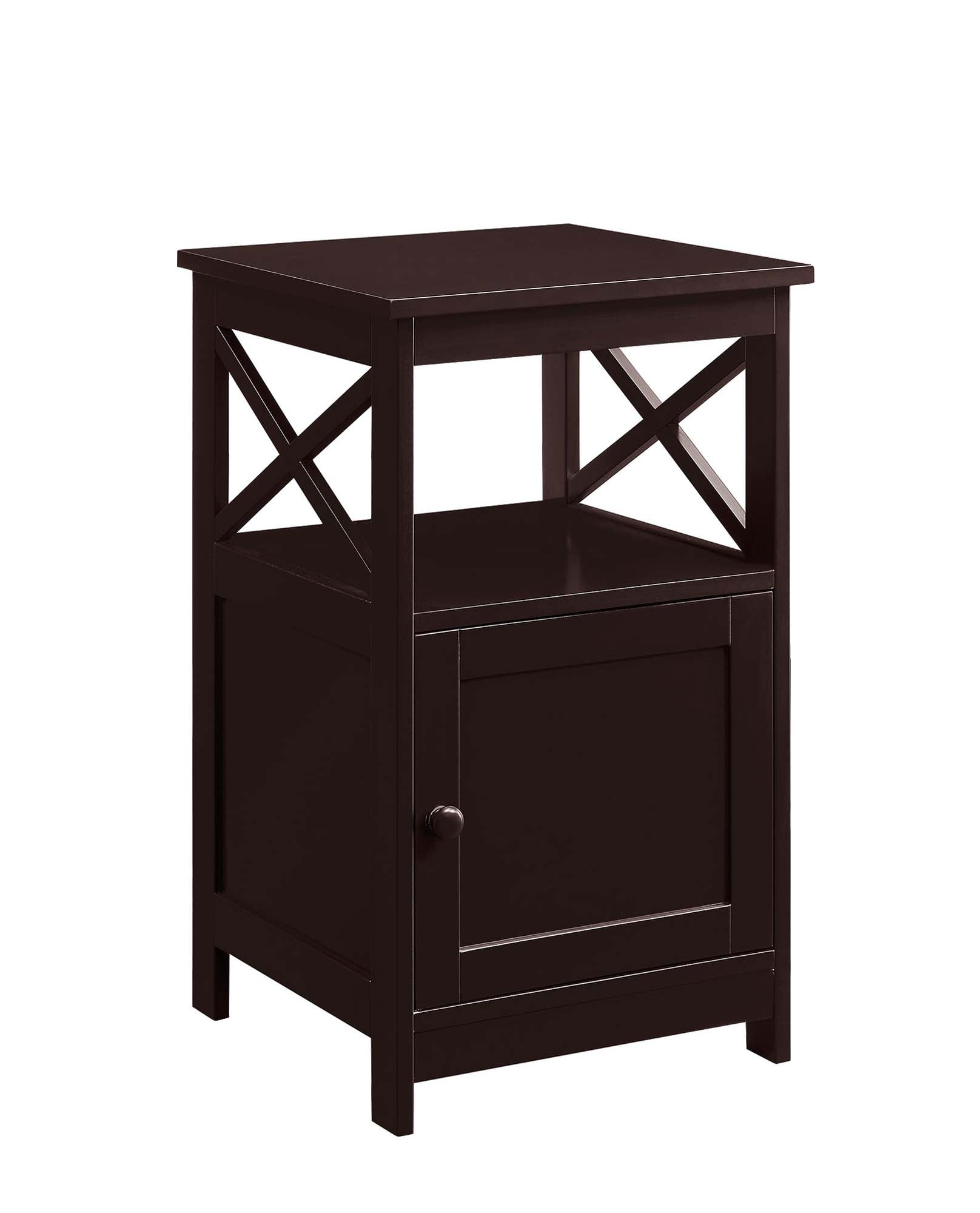 Convenience Concepts Oxford End Table with Cabinet