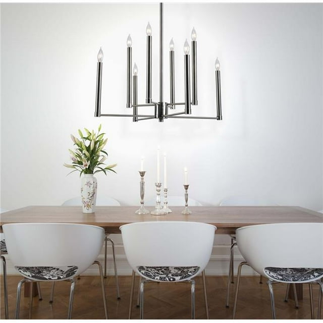 Kenroy Home 93887BS Chandelier 8 Lustre Léger