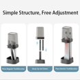 thumbnail image 5 of Toothbrush Holders for Bathrooms, 3 Slots Bamboo Toothbrush Holder With Lid, Toothbrush Holder And Toothpaste Holder For Bathroom Countertop Accessories Storage, Save Space, Reduce Pollution, 5 of 10