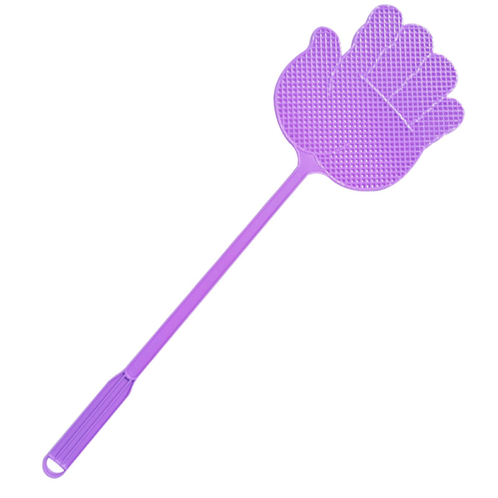 Biekopu Fly Swatter, Funny Hand Shape Long Handle Fly Shatter for Home ...