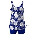 thumbnail image 3 of HomeDM Womens Tankini Swimsuits 2 Pieces Tummy Control Tankini Top with Shorts Floral Print Bathing Suits Size L, 3 of 5