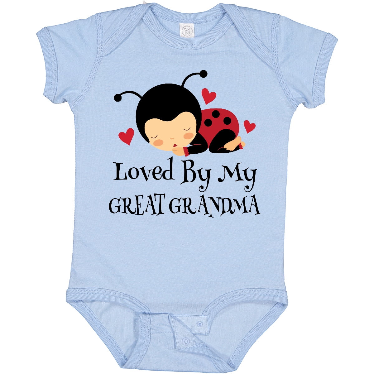 Inktastic Loved by My Great Grandma Girls Baby Bodysuit