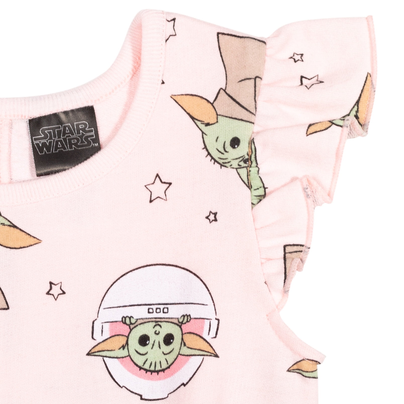 Star Wars The Child Infant Baby Girls Sleeveless Romper Infant to Big Kid