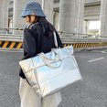 thumbnail image 5 of Bolso de mujer de gran capacidad, bolso grande deportivo informal, bolso de tela de algodón y nailon, bolso de hombro, bolso de viaje, 5 of 5