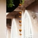 thumbnail image 5 of Cadena decorativa de lluvia, diseño de panal de abeja, con acabado desgastado, captación de agua de lluvia, alternativa a canalones, 120 cm para patios y jardines, 5 of 7